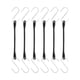 thumbnail image 1 of 6 cuerdas elásticas de goma con ganchos, cuerdas de con ganchos en forma de S para asegurar , elásticas para mudanzas, embarcaciones y, 1 of 8