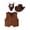Brown, variant on iiniim Kids Western Cowboy Open Front Vest with Bandanna Hat Carnival Party Fancy Dress Up Brown 14