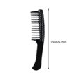 thumbnail image 5 of TureClos Peine de dientes anchos Suministros de salón anti empalmes integrados Resistente al calor Prevención electrostática irrompible Belleza Tinte para el cabello negro y morado TureClos JD730452892, 5 of 5