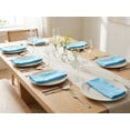 thumbnail image 6 of PurpleEssences Hemstitch Cloth Napkins Set of 10, 18x18 inches, Dinner Table Decorative - Aqua Blue, 6 of 6