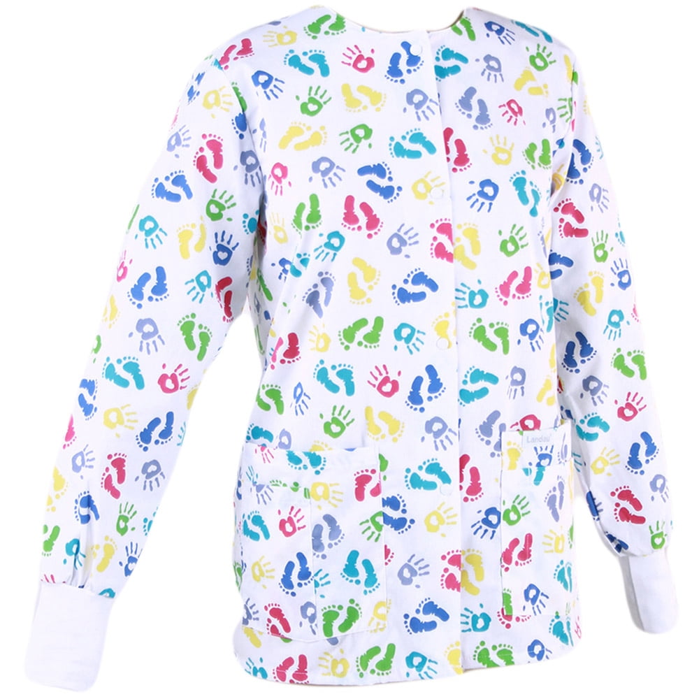 cheap printed scrub jackets