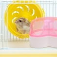 thumbnail image 3 of Baño para hámster, bañera para mascotas pequeñas, adorable baño de arena, puerta en forma de corazón, lavabo para hámster, chinchilla, pala de color aleatorio, 3 of 7