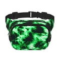 thumbnail image 1 of Easygdp Green Tie Dye Fanny Packs para Mujeres y Hombres, Bolsa de Cinturón, Bolsos de Cruz para Trabajo/Correr/Senderismo, 1 of 9