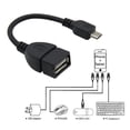 thumbnail image 2 of wnpxqnt Câble Micro USB Mâle Hôte vers USB Femelle OTG Adaptateur / PDA T Android D9O4, 2 of 9