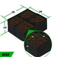thumbnail image 5 of Avalution Fabric Raised Garden Beds Outdoor, 3Pack 2X2 Ft 4 Grids Plant Grow Bags, Vegetables Planter Raised Bed for Growing Potatoes Flowers, Square Plant Growing Container Bags for Outdoor, 5 of 8