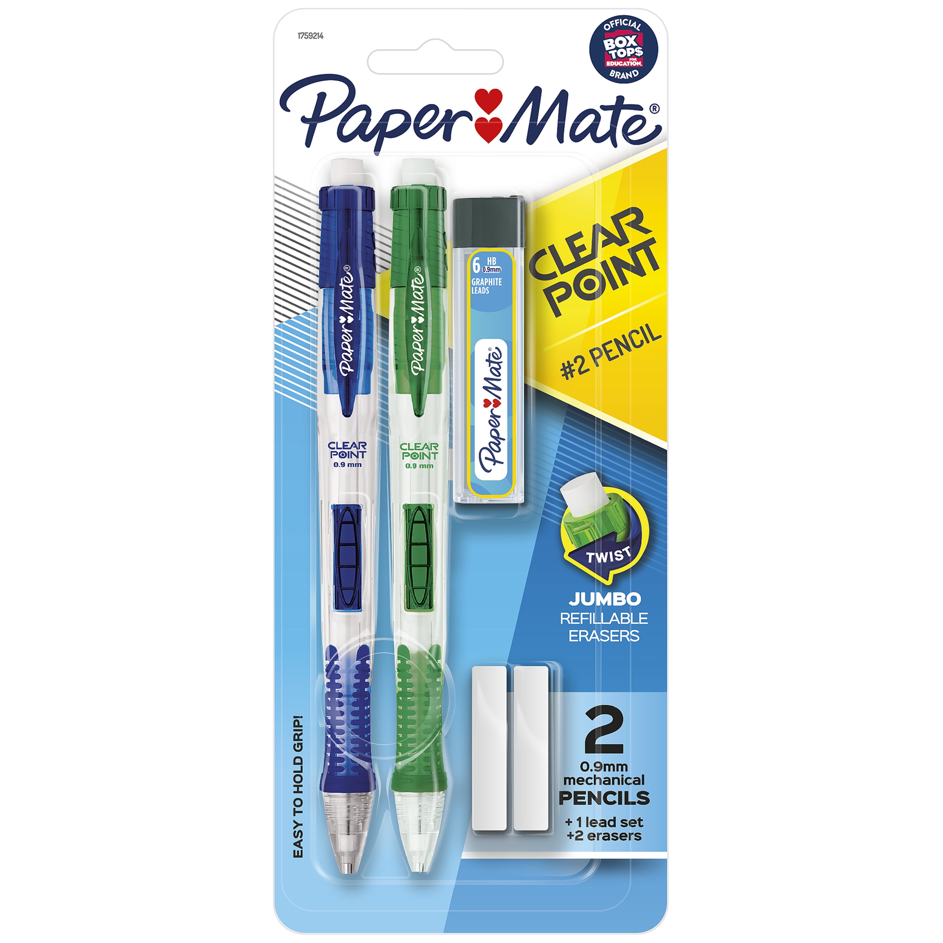 4* Mechanical Pencil 2.0 Mm Lead Refill Automatic Random Writing Sharpener US 