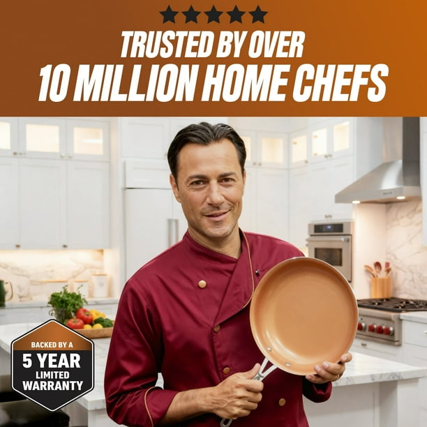 Gotham Steel 15 Piece Ceramic Cookware Set, Nonstick, Nontoxic