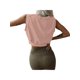 thumbnail image 4 of VISgogo, camisetas sin mangas deportivas cortas para mujer, Top corto de Yoga con cuello redondo liso sin mangas, chaleco de ombligo de entrenamiento de verano para mujer VISgogo  moda, 4 of 5