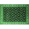thumbnail image 1 of Ahgly Company Indoor Rectangle Oriental Emerald Green Industrial Area Rugs, 8' x 10', 1 of 4