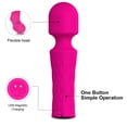 thumbnail image 4 of TLUDA Personal Wand Massager for Women, Rechargeable Handheld Mini Massager for Neck Back Shoulder,Red, 4 of 9