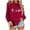 Wine, variant on Wancir Women's Oversized Sweatshirt Los Angeles California Crewneck Long Sleeve Casual Loose Pullover Tops