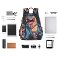 thumbnail image 6 of Daiia Blue Dinosaur School Backpack for Men and Women Lightweight Backpack Durable Backpack Water-Resistant,Travel,Work Bag, 6 of 9