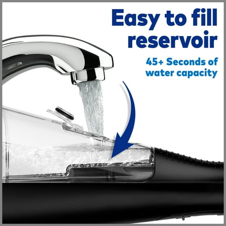 Waterpik Cordless Plus Water Flosser with 2 Settings, 4 Tips, ADA Accepted, Black