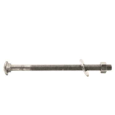 5/16"-18 x 7" Hot Dipped Galvanized Carriage Bolt w/Nuts & Flat Washers, Quantity 50 - by Fastener Depot, LLC