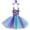 Green, variant on Zylarhe Girls Dresses Tutu Party Elegant Puffy Sleeve Formal Gown for Toddler Kids Outfit Blue 2-3 Years