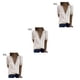 thumbnail image 2 of Minnieouse Camiseta de mujer con cuello en V Blusa de encaje Top deportivo al aire libre Type5 NO5, 2 of 6