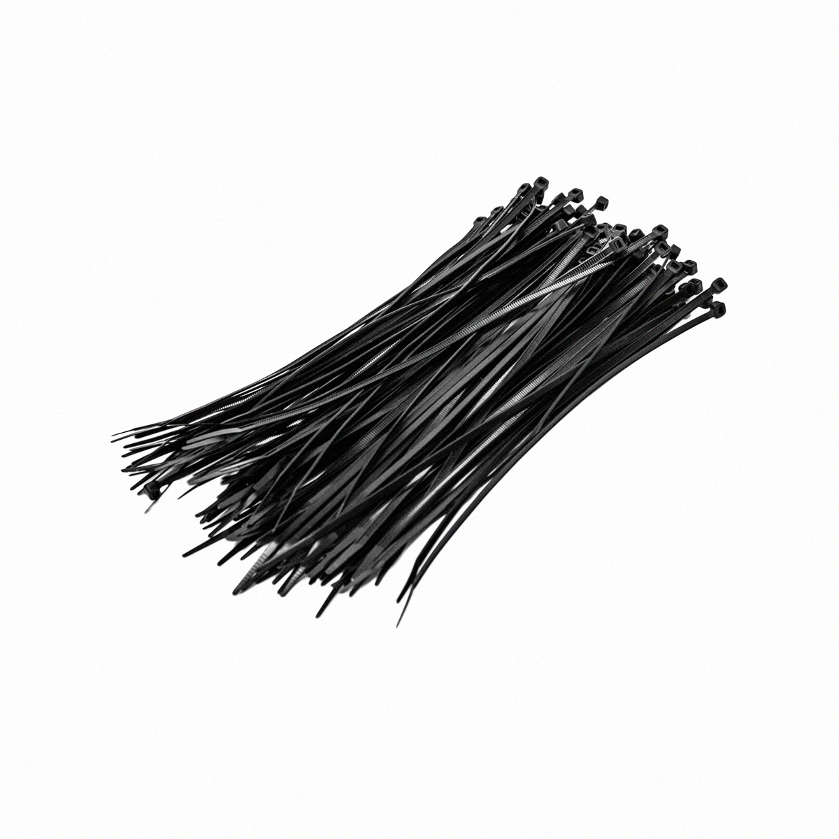 NavePoint 8 Inch Nylon UV Resistant Cable Wire Zip Tie 40 lbs - Black 1000 Pack Lot Pcs Qty
