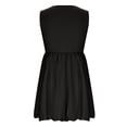 thumbnail image 5 of OSOLU Solid Color Tank Dresses For Women 2025 Sleeveless Bodycon Mini Dress Casual Smocked A-Line Trendy Dress Cozy Sundress Wedding Guest Dress, 5 of 5