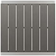 thumbnail image 7 of Modern Contemporary Urban Design Outdoor Patio Balcony Garden Furniture Bar Pub Stool Chair and Table Set, Aluminum Metal Steel, Grey Gray, 7 of 7