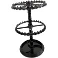 thumbnail image 1 of ZOUSSIQI Earring Organizer Holder,Rotating Hanging Rack,Jewelry Display Stand,Storage Rack for Necklace Vanity Table Earrings Bracelet, 2 Tier in Black CA919-16949, 1 of 7