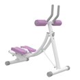 thumbnail image 4 of jinwen Foldable ABS Trainer Home Use Fitness Equipment LED Display Body Building Muscle White, 4 of 9