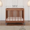 thumbnail image 3 of Foundations Boutique Mini Crib, Cherry, 3 of 8
