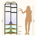 thumbnail image 2 of Modern Corner Hall Tree - Freestanding Coat Rack with 12 Hooks, 3-Tier Shelves & Shoe Bench, Heavy Duty Entryway Storage, 2 of 8