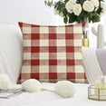 thumbnail image 3 of Red Buffalo Plaid Lattice Christmas Throw Pillows Cover Modern Throw Pillow Case 2 Pieces Christmas Throw Cushion Case for Couch Sofa Bed Farmhouse, 3 of 7