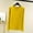 Yellow, variant on Womens Long Sleeve Pajama Top Loose Fit Casual Sleepwear Soft