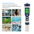 thumbnail image 7 of 5 in 1 TDS/EC/PH/Salinity/Temperature Meter Digital Water Quality Monitor Tester for Pools, Drinking Water, Aquariums ,Accurate - WHITE_PH EC TDS SALT TEMP, 7 of 7