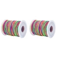 thumbnail image 1 of YWIYIUD 2PCS Elastic colorful Cord JewelryLine Durable Rainbow Elastic String for JewelryMaking Necklaces Beading DIY projects and Crafts, 1 of 8