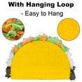 thumbnail image 5 of Gamexcel Taco Pinata with Bat and Blindfold, 15.7x10.2x5in Holds 2 LBS Candy, Cinco de Mayo Birthday Fiesta Party Supplies, 5 of 8