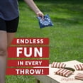 thumbnail image 4 of Corn Filled Cornhole Bags - Set of 8 Bean Bags for Corn Hole Game - Regulation Size & Weight - Burnt Orange & White, 4 of 5