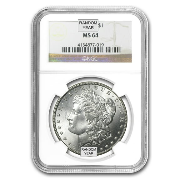 1878-1904 Morgan Dollars MS-64 NGC