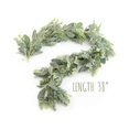thumbnail image 2 of 2pc Lambs Ear Garland Greenery And Eucalyptus Vine / 38 Inches Long/light Colored Flocked Leaves/so, 2 of 5