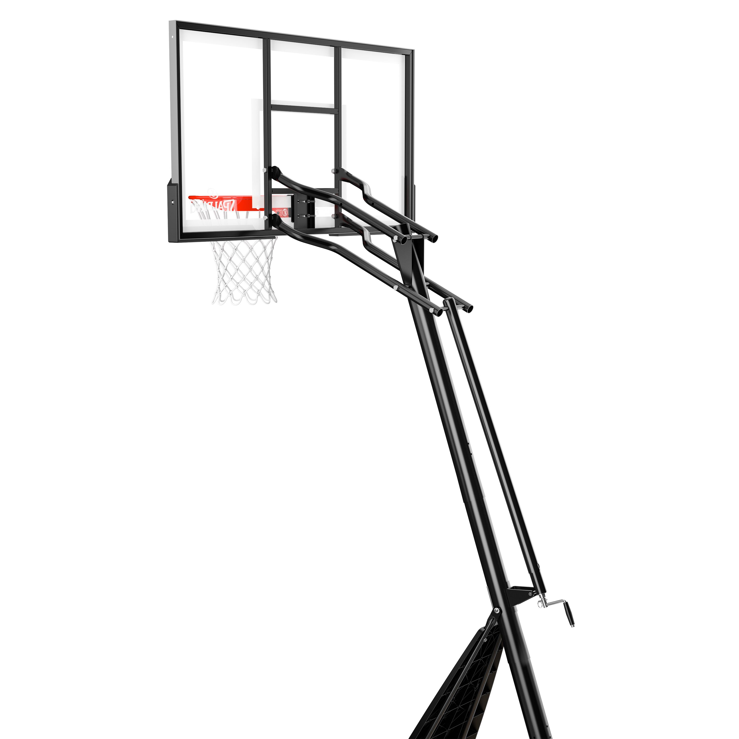 Spalding 60 In. Ultimate Hybrid® Acrylic Basketball Hoop System with ...