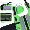 thumbnail image 5 of VIVAGLORY Dog Life Jacket Vest for Swimming, with Front Float, Bright Green, XSmall, 5 of 6