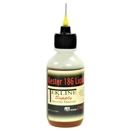 

Kester 186 Liquid Soldering Flux RMA Rosin 2oz Bottle