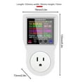 thumbnail image 5 of 220V Ac Smart Socket Digital Wattmeter Eu Us Uk Au Plug Power Meter Electricity With Display Screen Overcurrent Protection, 5 of 9