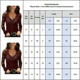 thumbnail image 4 of Gvmfive Women's Lace Stitching Solid Long Sleeve Hot Drilling V-Neck Casual Blouses, 4 of 4