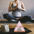 thumbnail image 5 of fankhu Orgonite Pyramid Resin Healing Crystals Decorative Orgonite Energy Stone Multi-purpose Reiki Chakra Meditation Tool for Indoor Yoga Meditation, 5 of 8