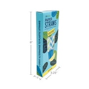 LifeMade A Great Alternative To Plastic Paper Straws for water, Juice, Soda, Cocktails, Shakes, Smoothies and more- 2 pack of 50, 100 Count