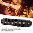 thumbnail image 3 of Tailpiece Roller Saddle Bridge, Long Life Guitar Roller Saddle Bridge Reduce Friction  For Bass, 3 of 8