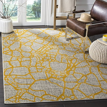 Safavieh Porcello Collection Prl7737c, Yellow Stain Under Rug
