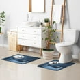 thumbnail image 5 of U-Shaped Toilet Mat Plush Bathroom Rug Mat Non Slip Bathroom Mats Mysterious Christmas Night Scene, 5 of 5