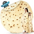 thumbnail image 1 of Zulay Kitchen Couverture Tortilla Double Face Polyester pour Adultes et Enfants Lavable en Machine - 71 Pouces, 1 of 6
