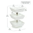 thumbnail image 4 of Mind Reader Tea Bag Carousel, Tea Station Organizer, Countertop Storage, Tea Stand, Kitchen, White, 4 of 8