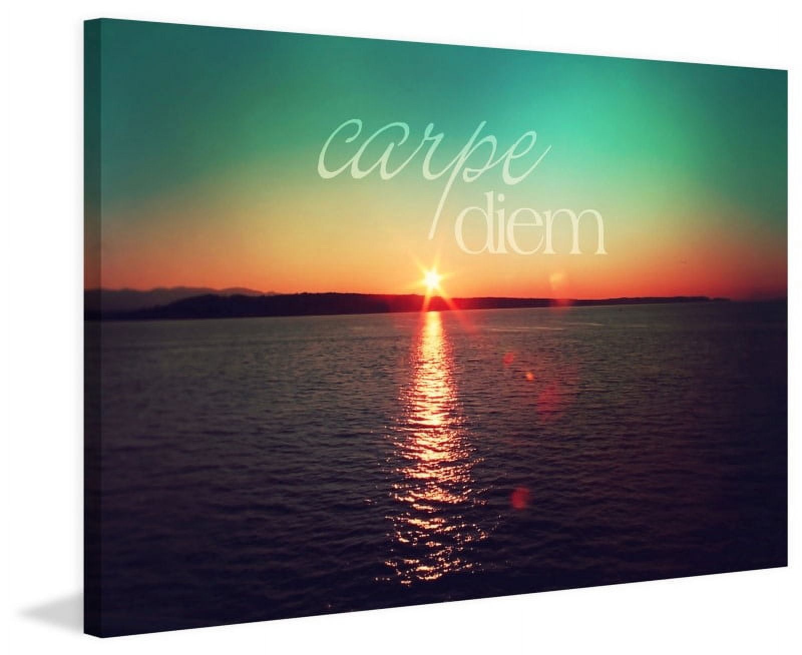 "Carpe Diem" Painting Print on Wrapped Canvas