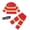 Red, variant on Boys Firefighter Officer Dress Up Outfit For Boys Kids Fireman Outfit For Party Show Performance