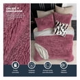 thumbnail image 3 of Funda Duvet Invernal Afelpada Doble Vista con Fundas de Almohada Esquimal (Rosa-Beige, Matrimonial), 3 of 5
